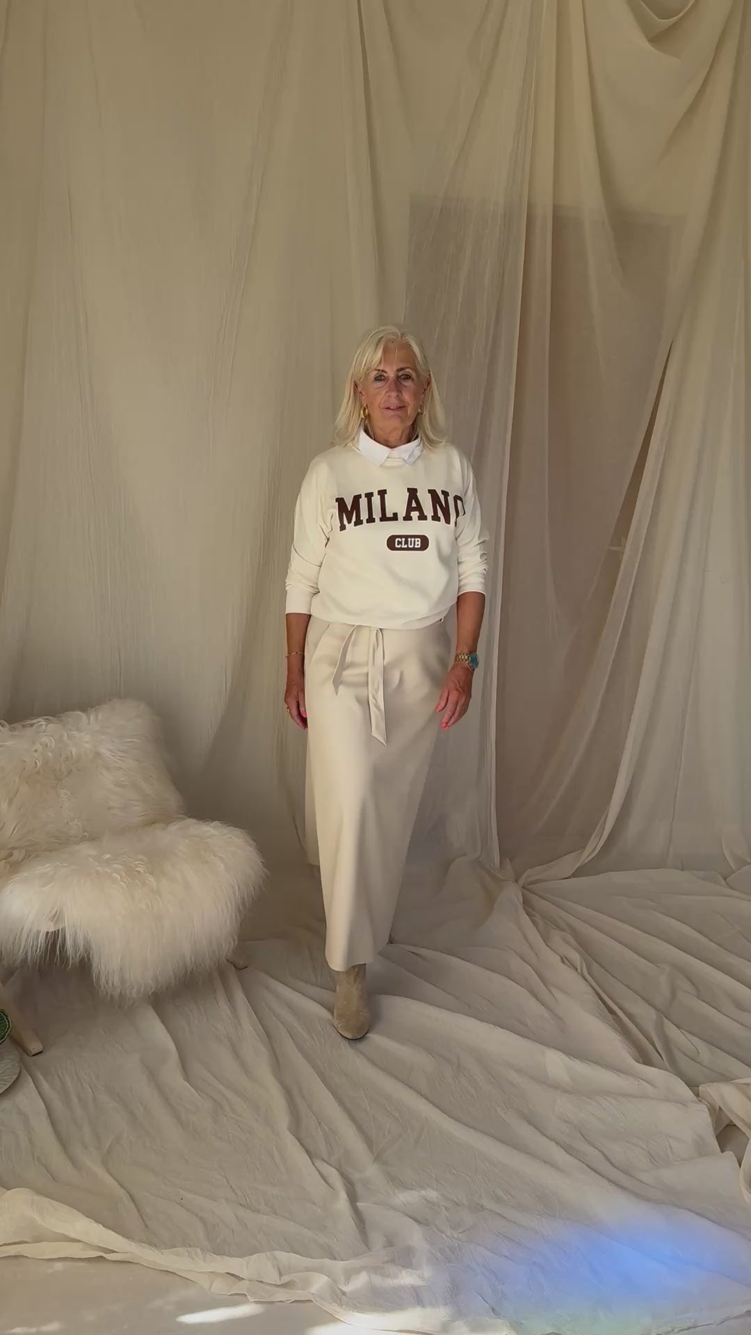 MVD Milano Club Sweater Ecru