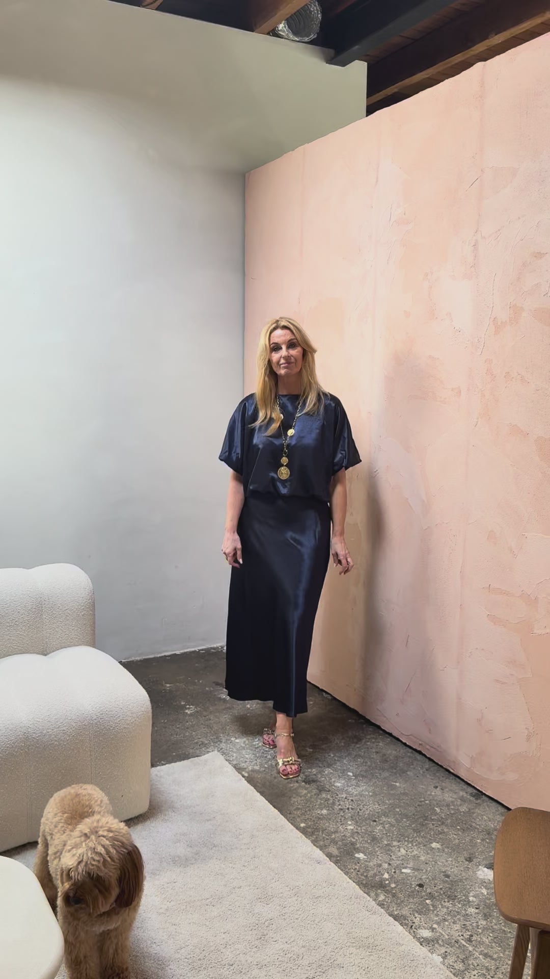 Sisterspoint Gewo Skirt Midnight Blue