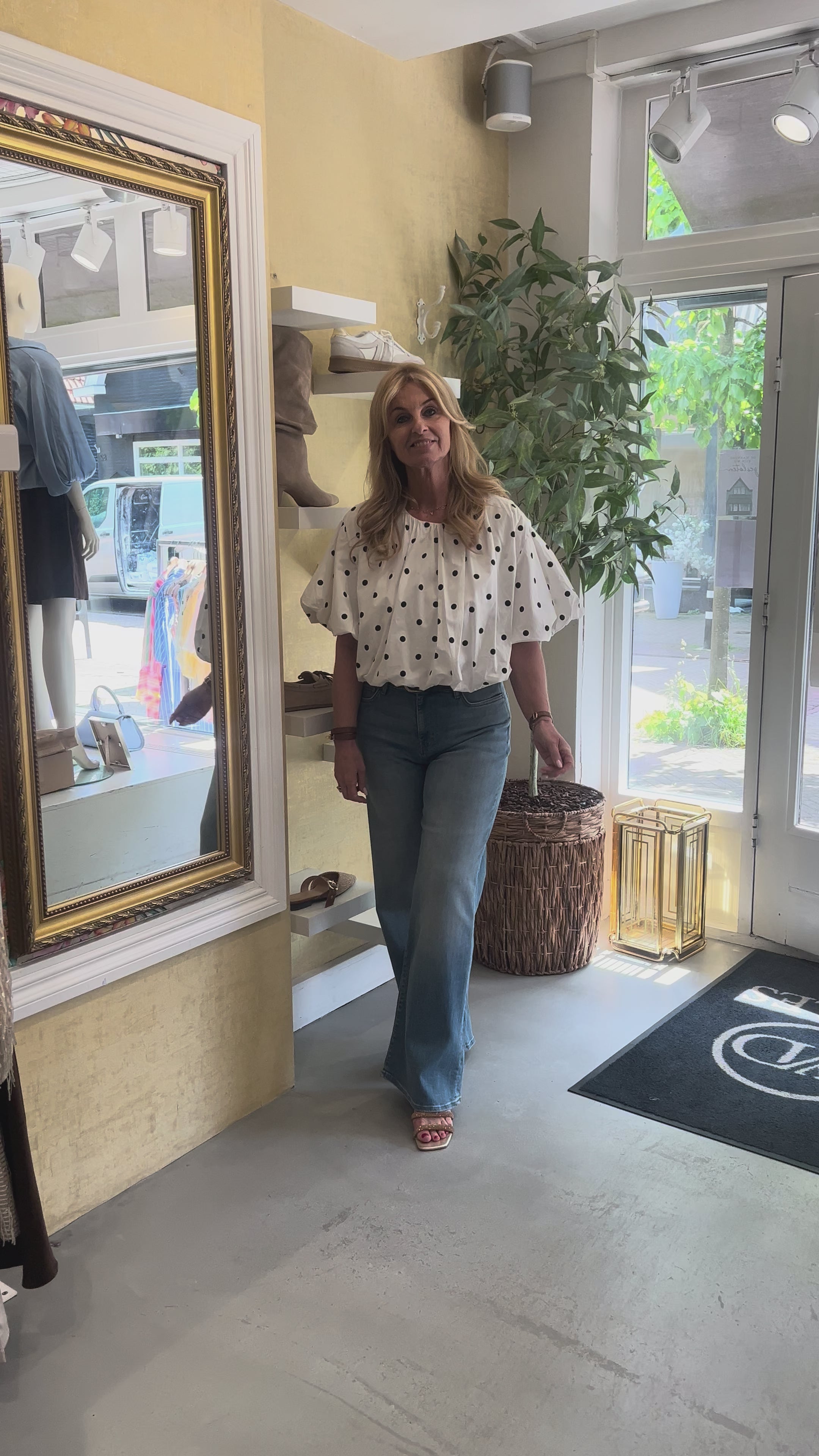 MVD Polka Dotted Blouse