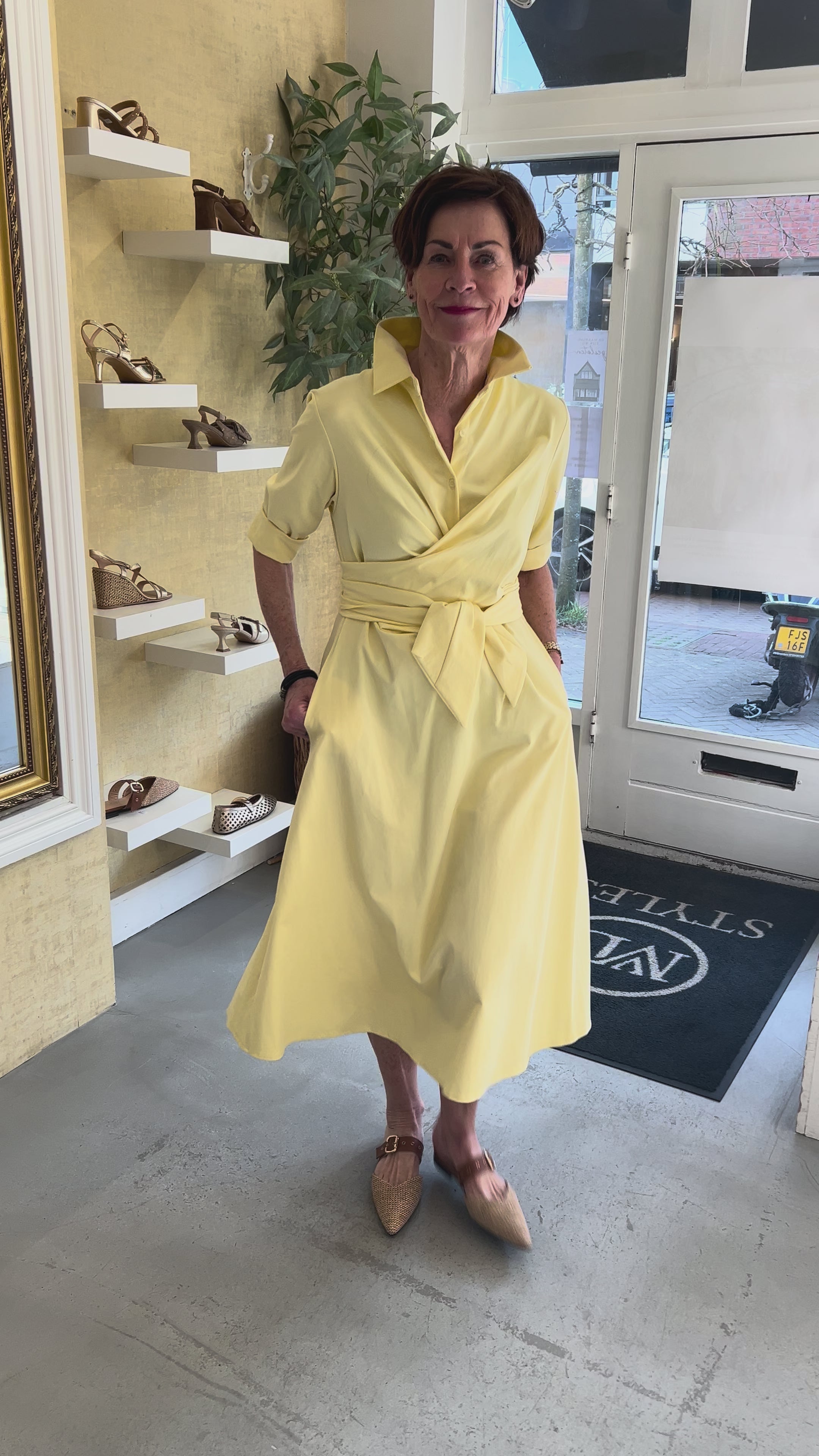 MVD Dress Butter Yellow