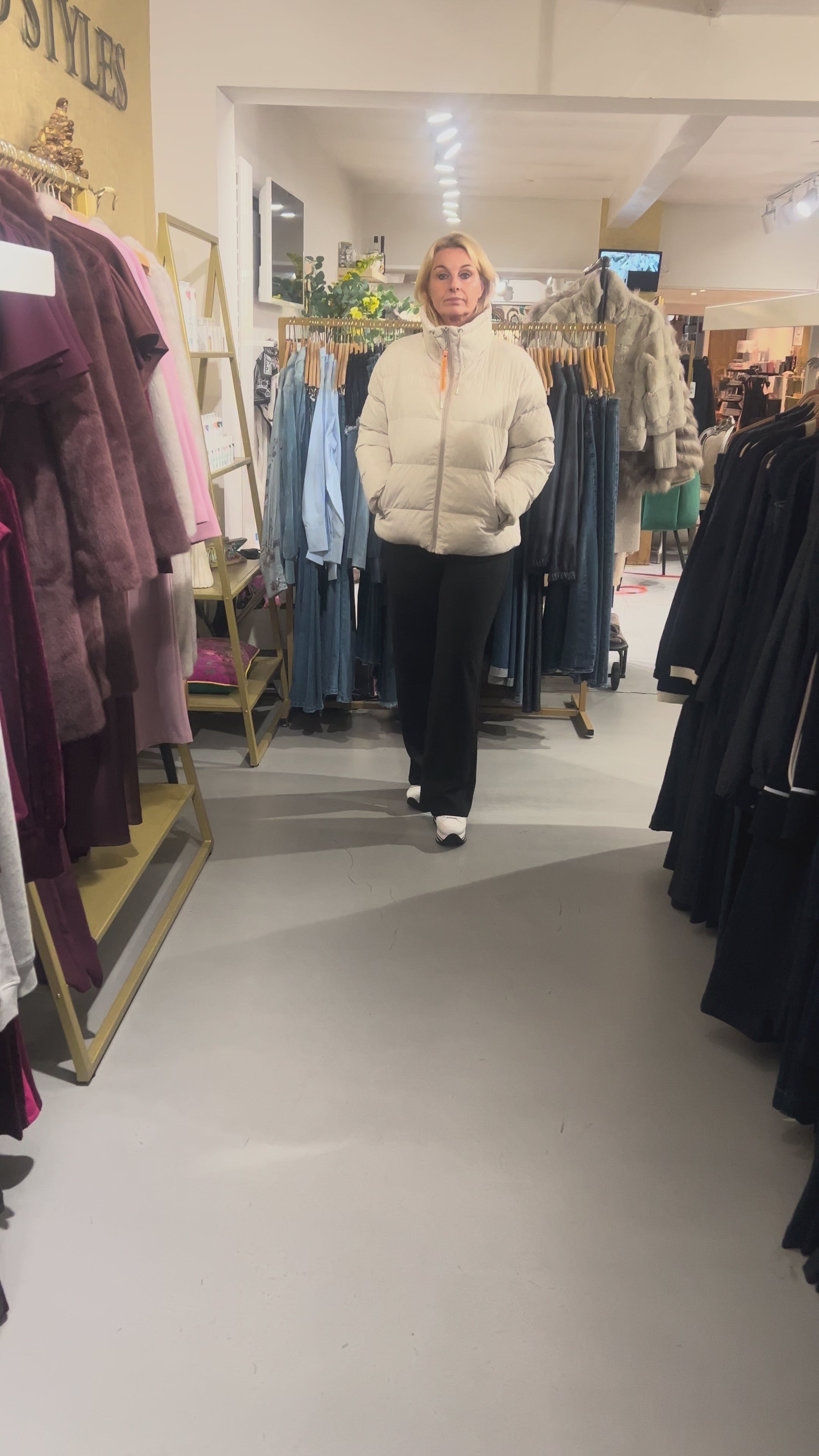 Rino & Pelle Audry Short Puffer Jacket Birch