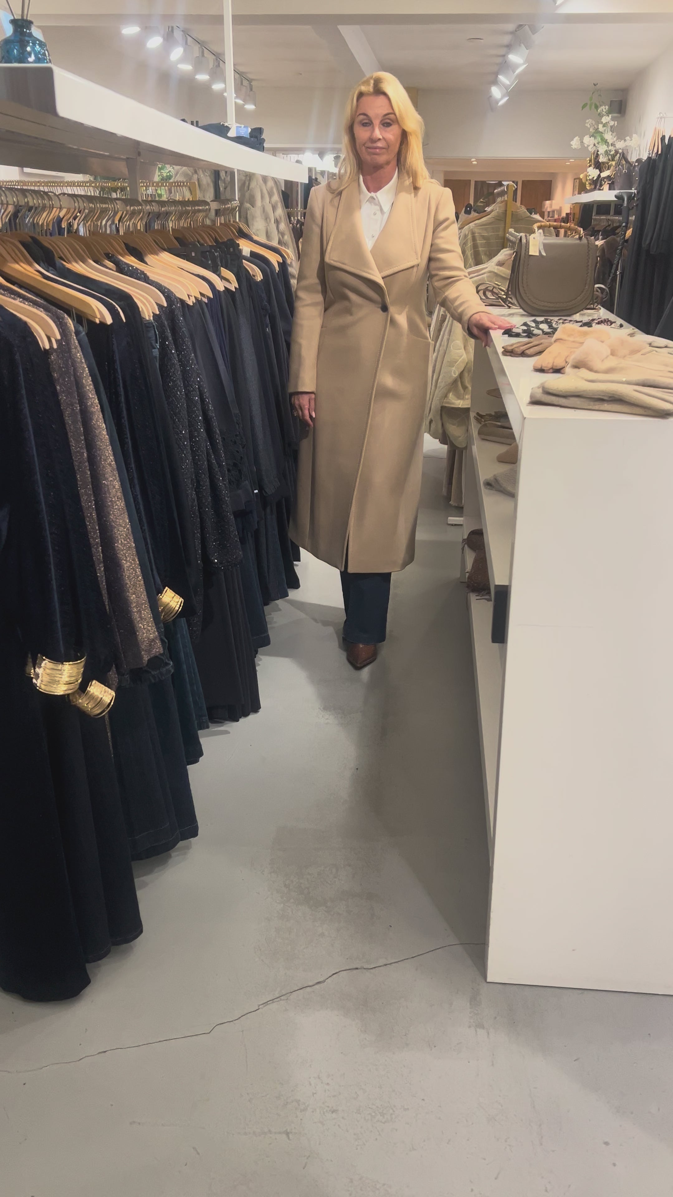 Ted Baker Mindee Coat camel