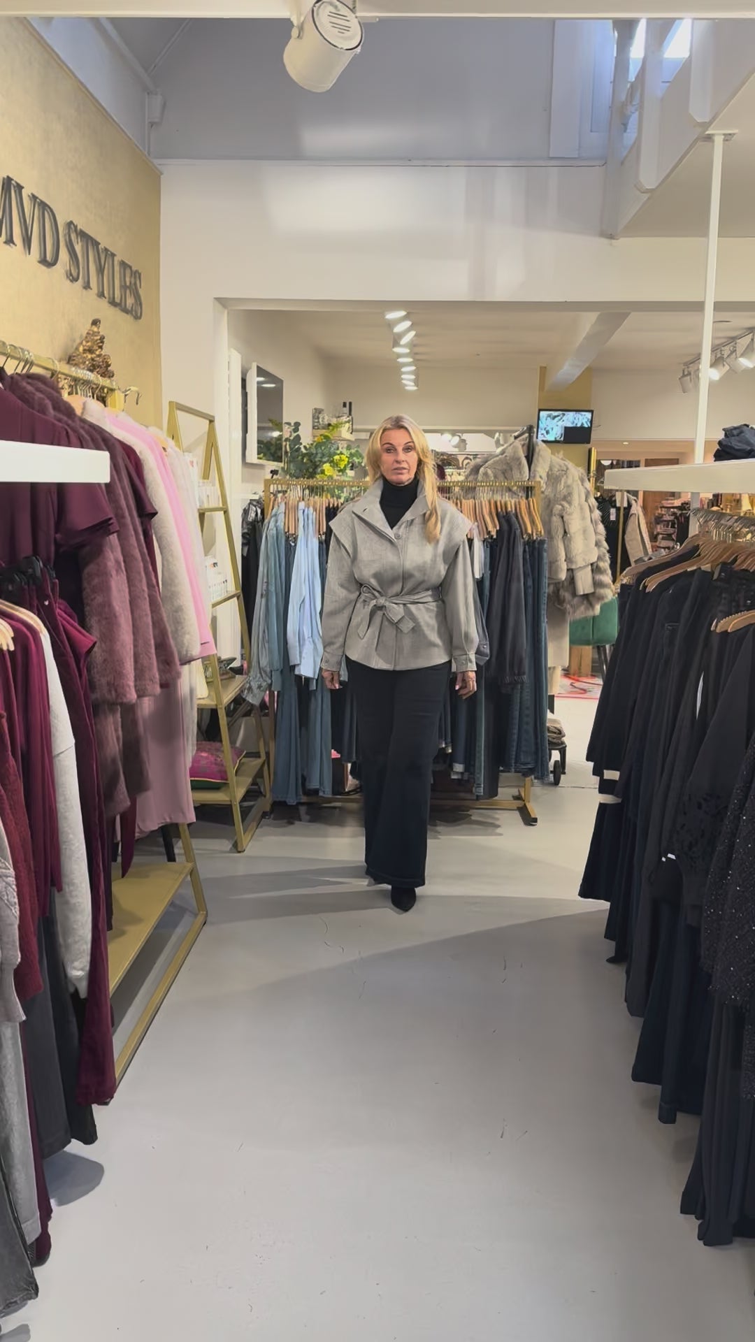 Access Structure Blazer grijs