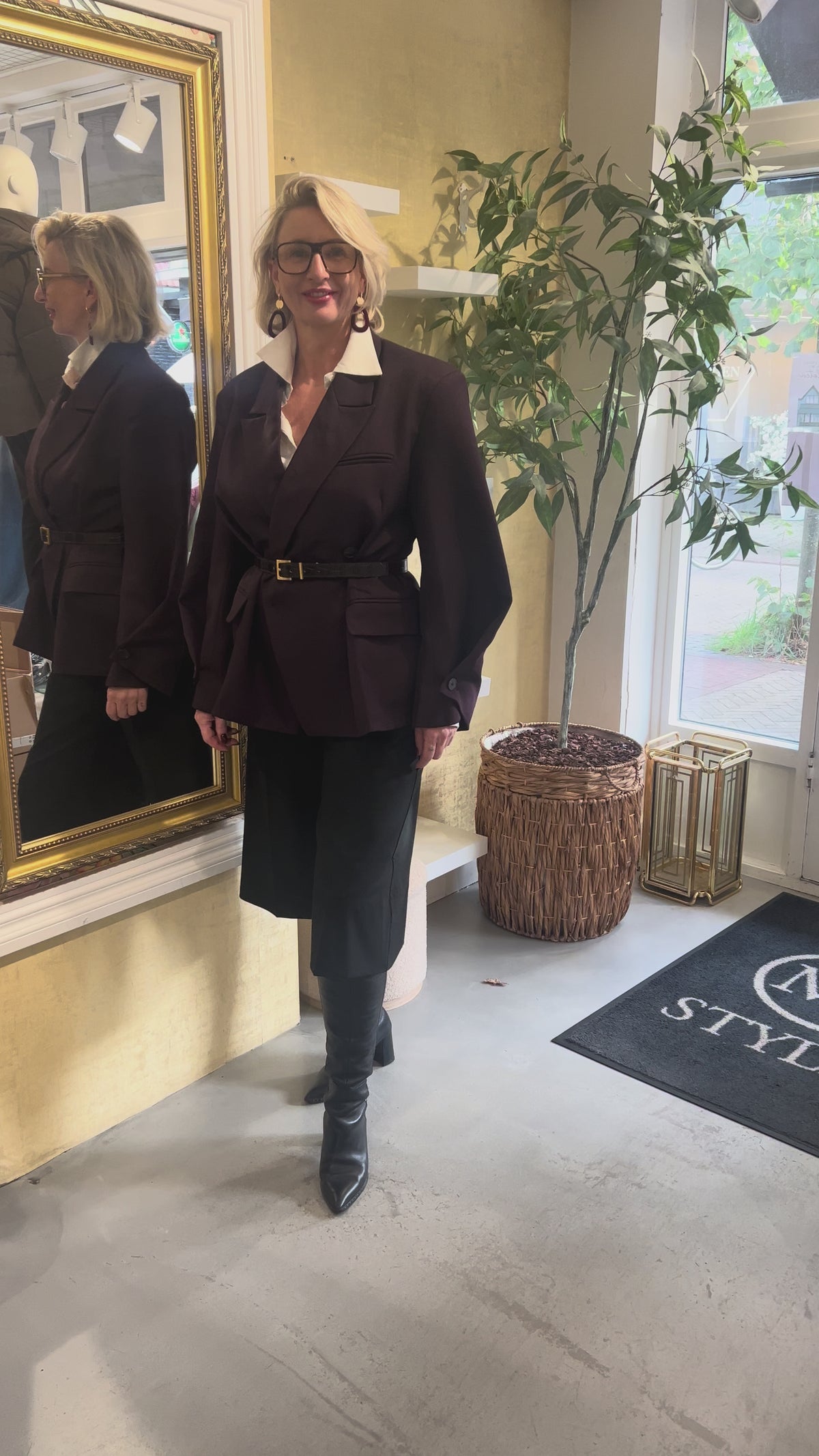 MVD Blazer Oversized – Bordeaux