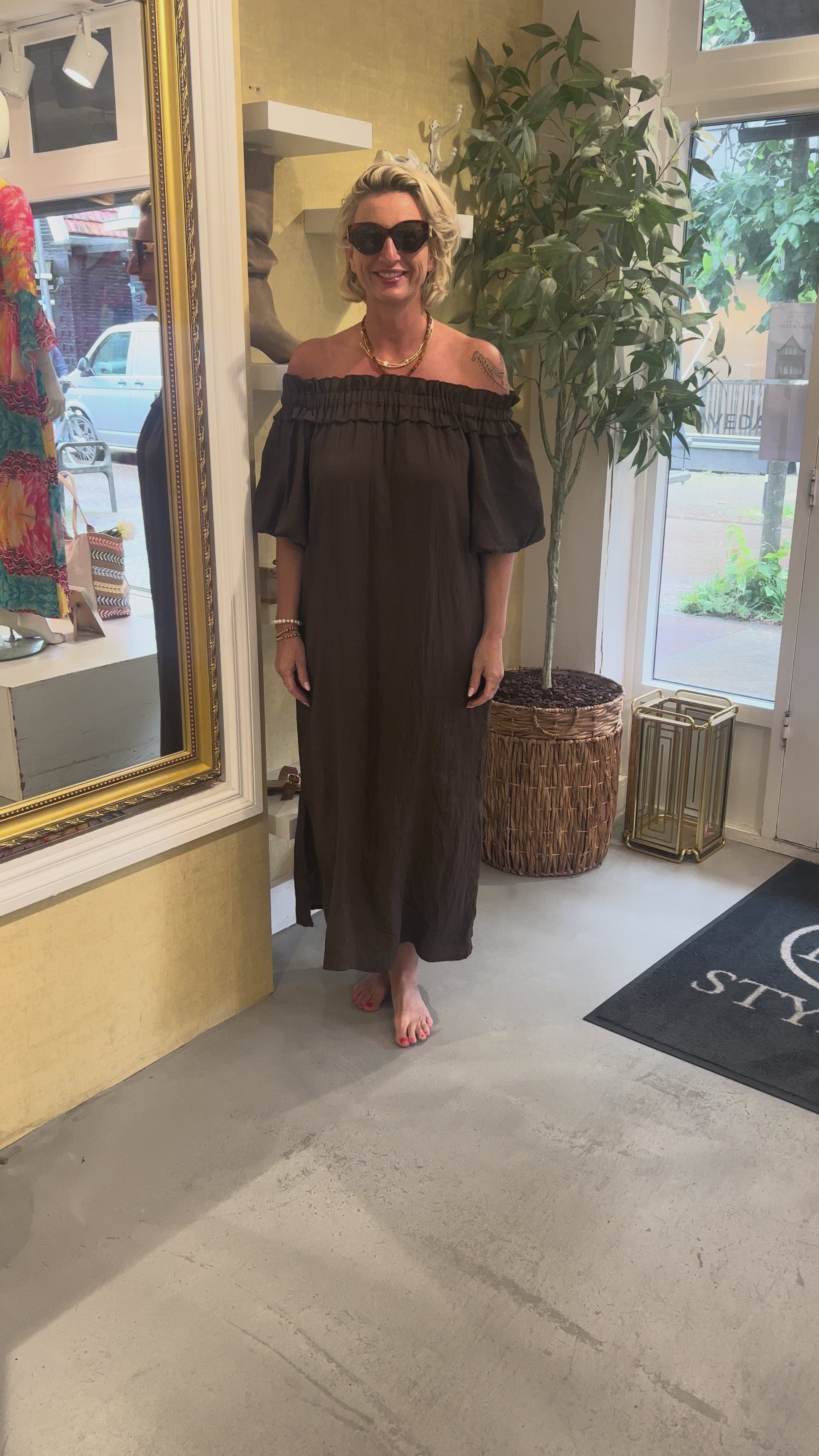 MVD Ibiza Maxi Jurk Brown