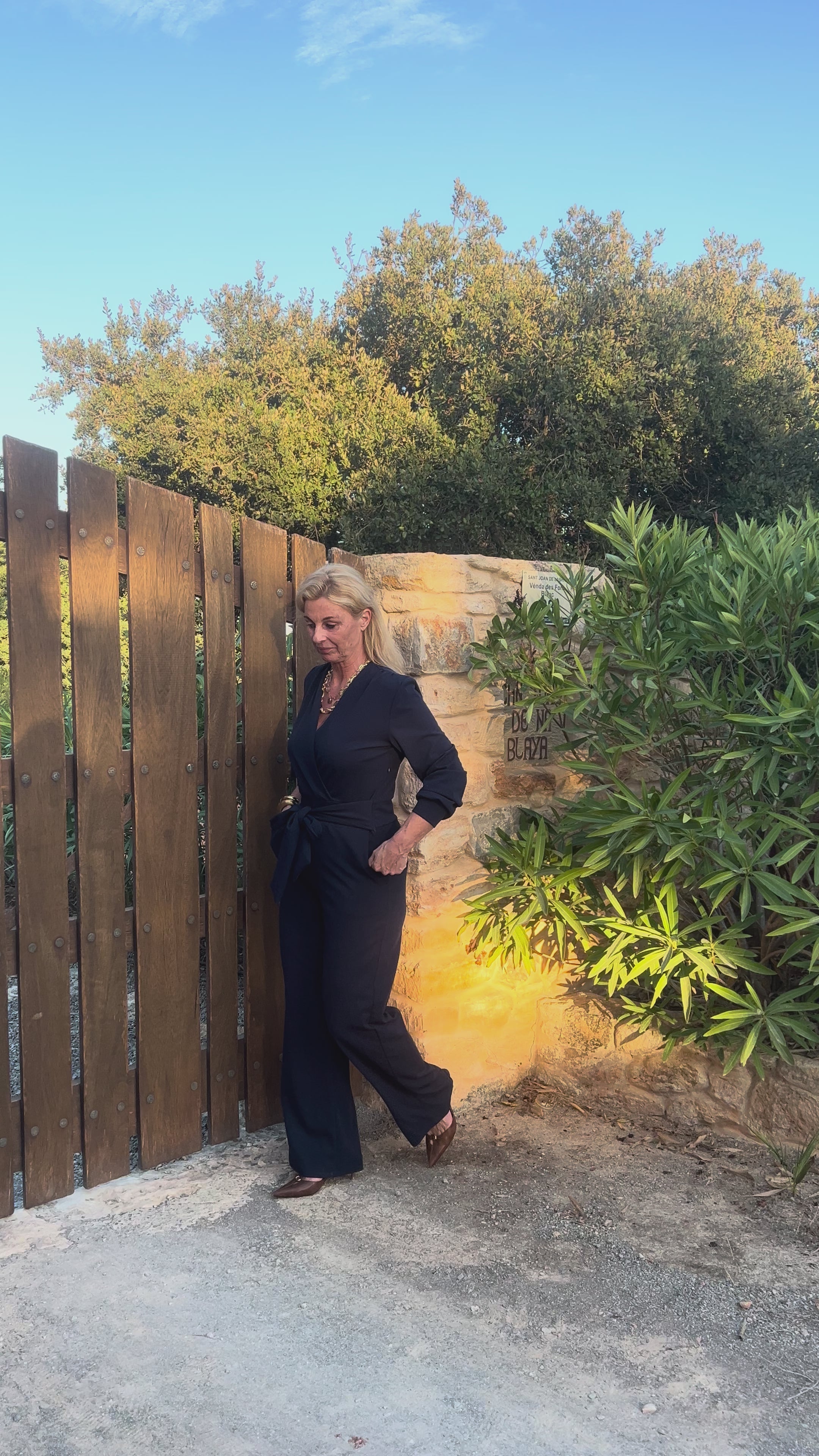 MVD Clothes Jersey Jumpsuit donkerblauw