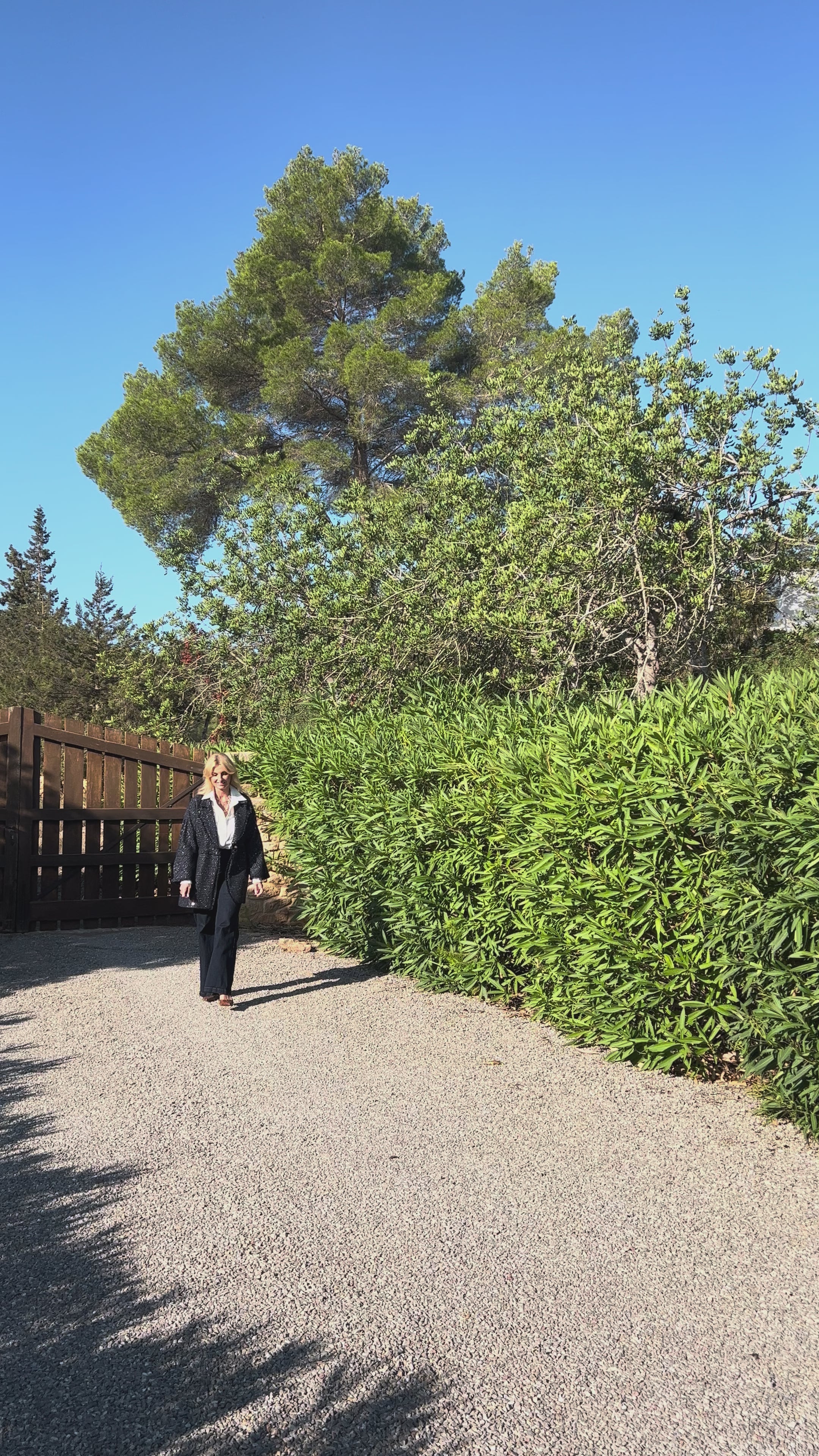 Access Tweed Lurex Blazer navy