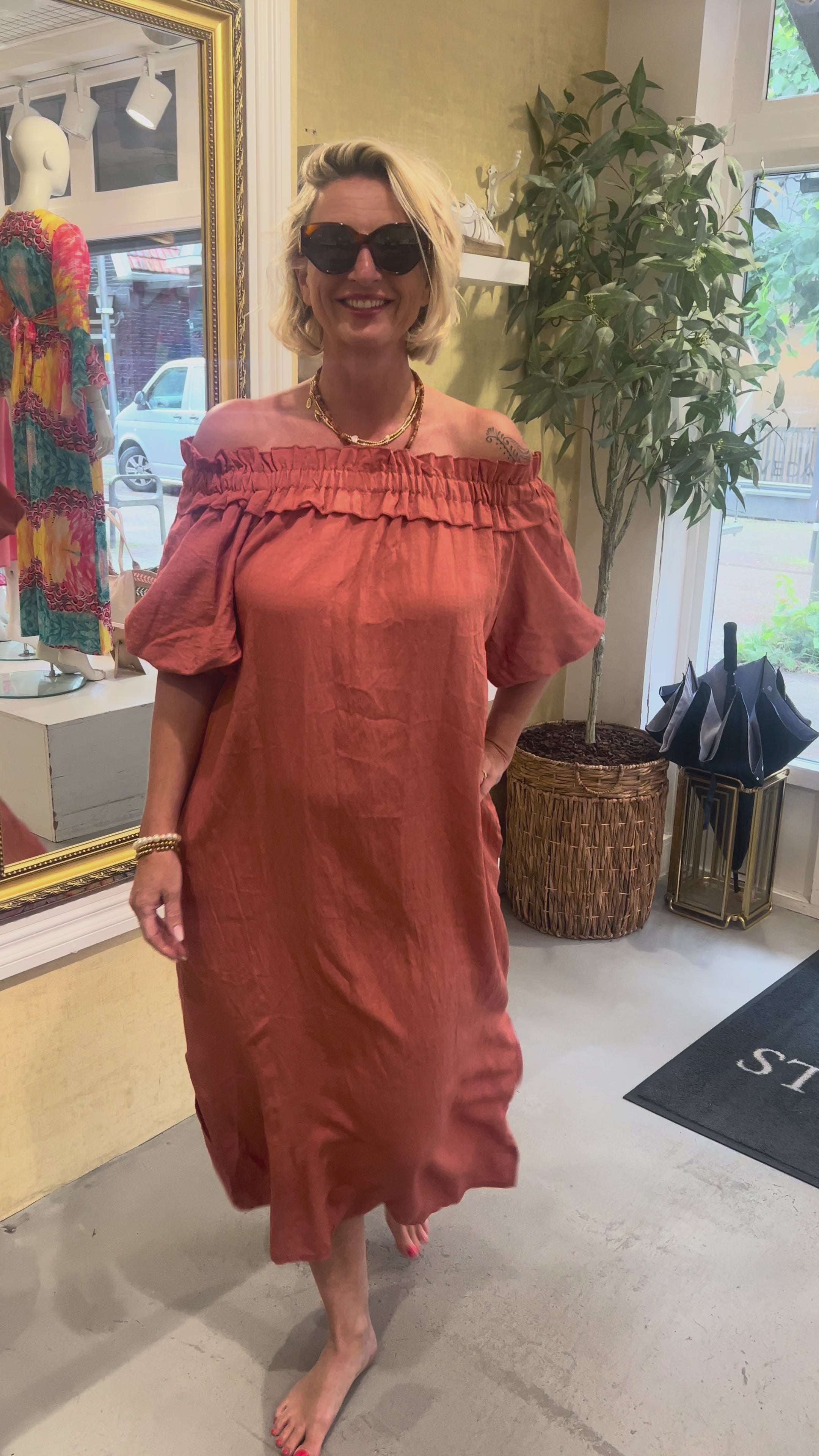 MVD Ibiza Maxi Jurk Terra