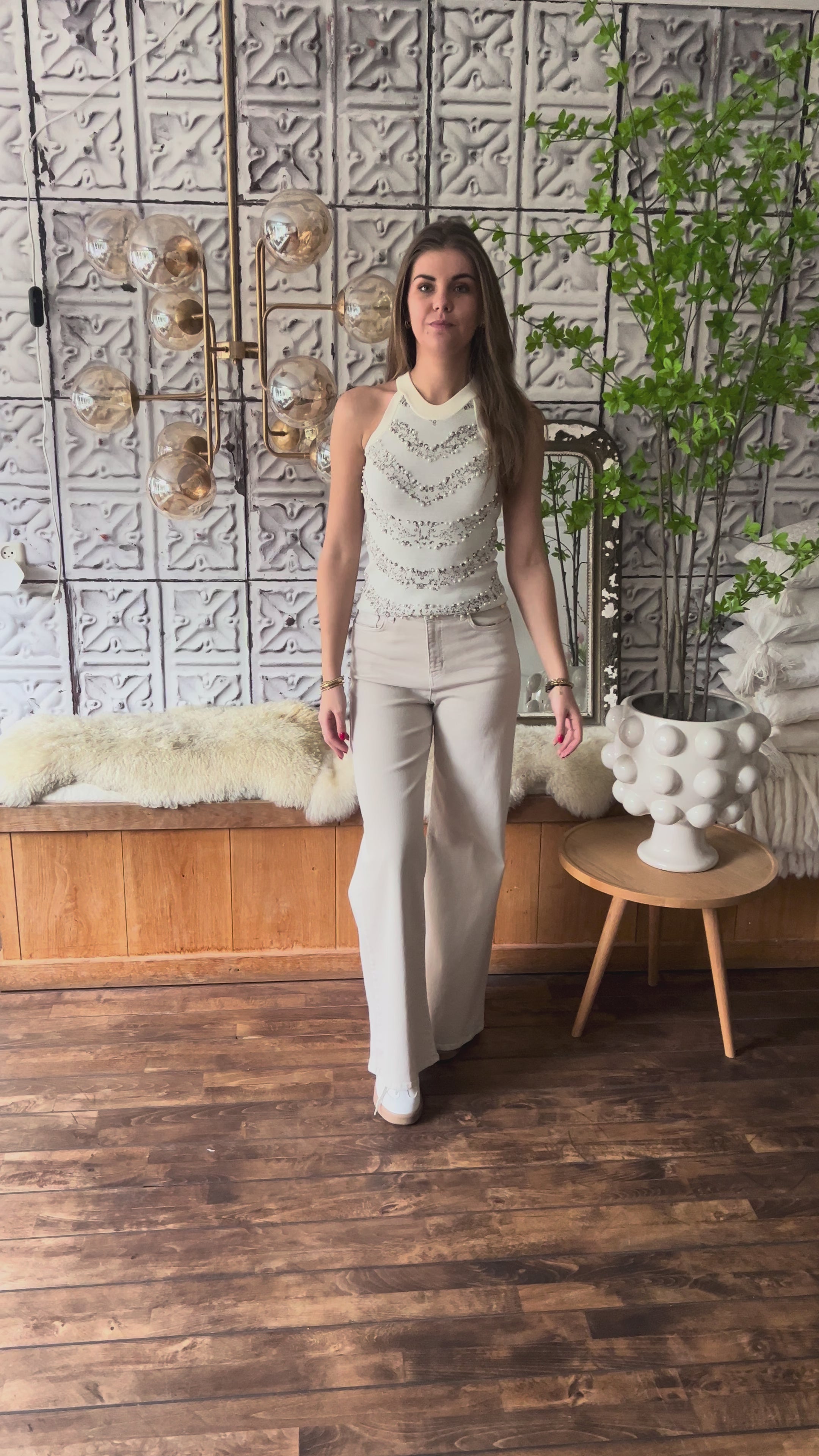 Accentil Jolie Top – Off White