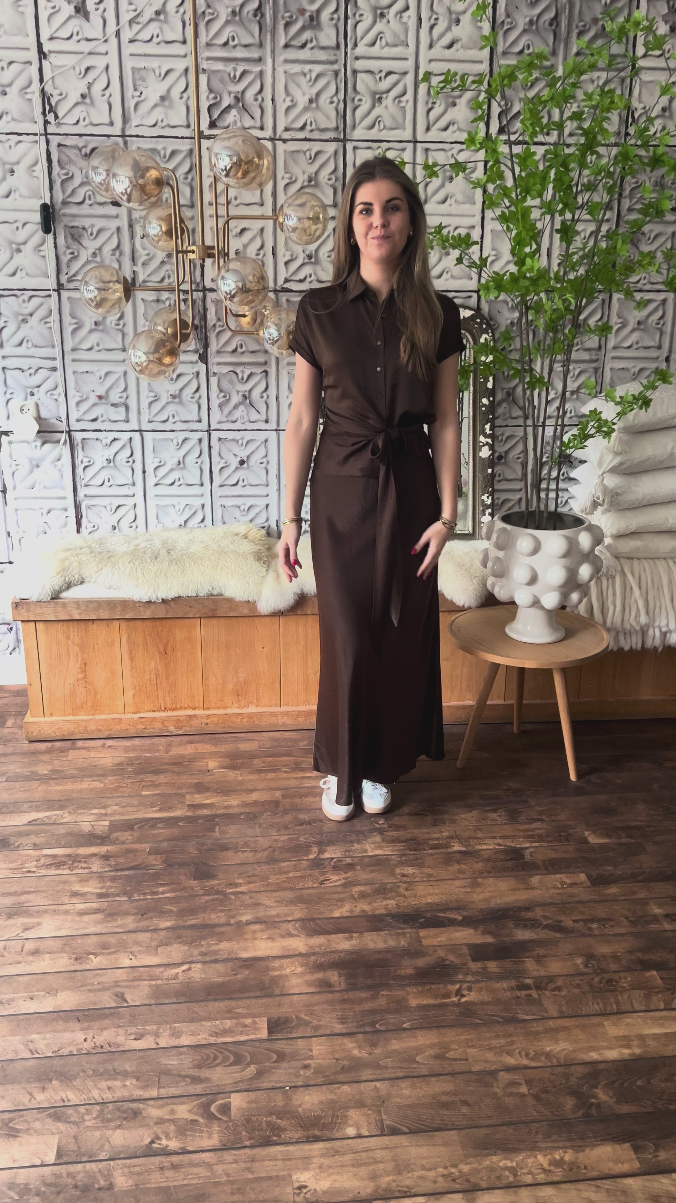 Accentil Sofie Skirt – Espresso