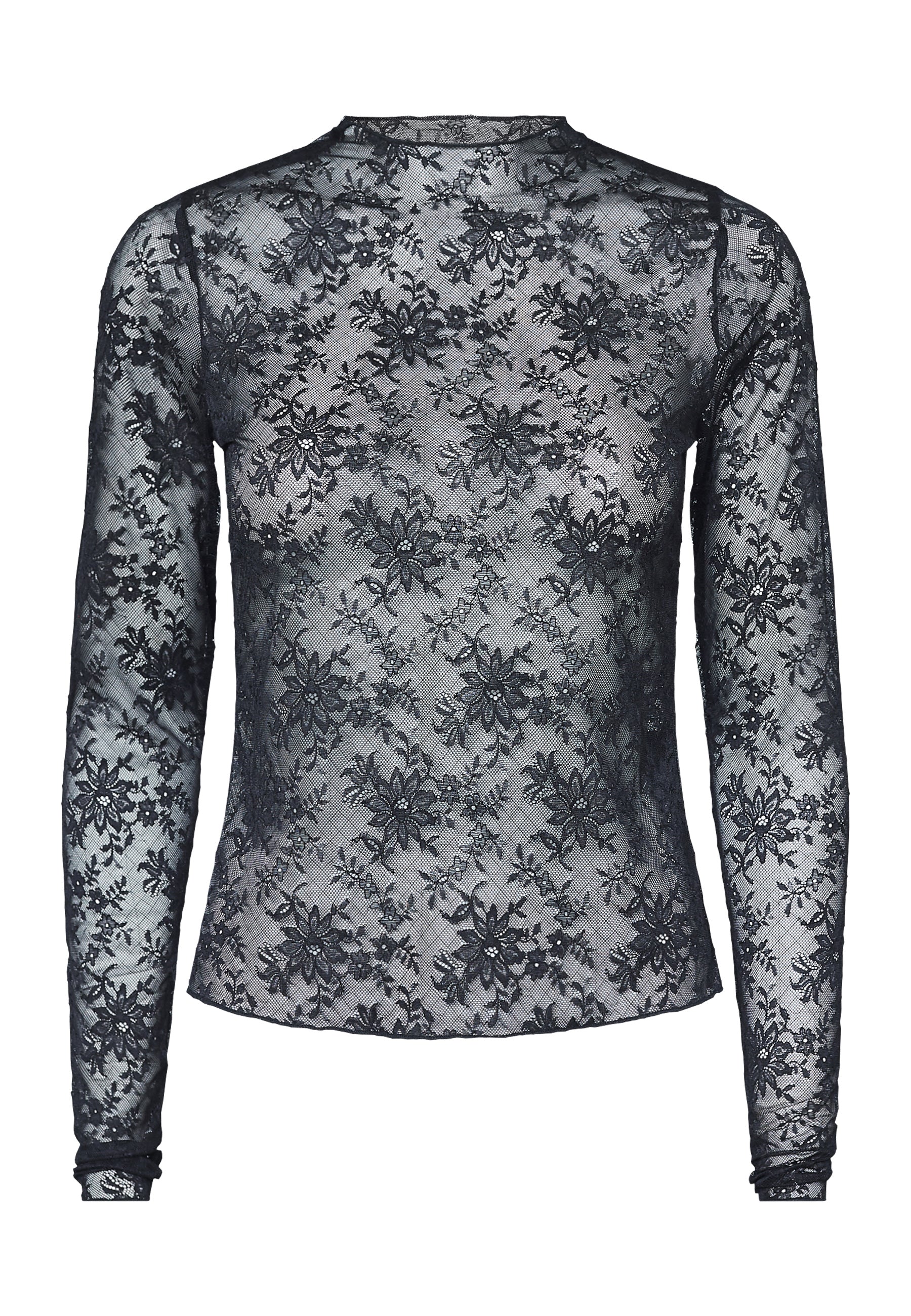 Sisterspoint Top Edana zwart kant