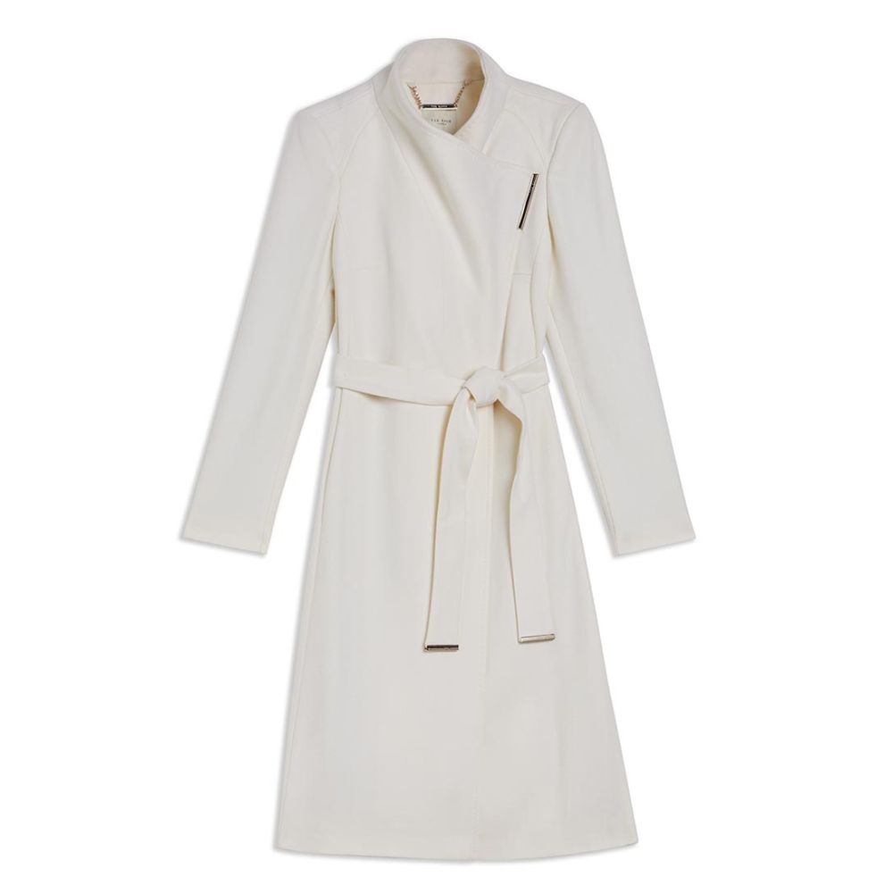 Ted Baker Rose Coat ivory