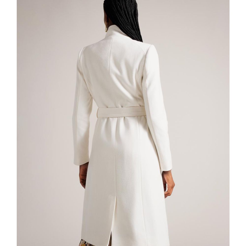 Ted Baker Rose Coat ivory